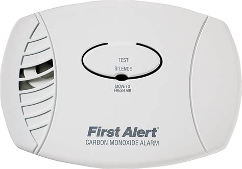 Carbon monoxide alarms work in one of three ways. First Alert CO600 Plug-In Carbon Monoxide Detector, 120 VAC