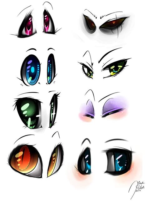 Also in our magazine it is possible to see an art ideas, diy, video and many other things. SAI Anime/Manga Eyes (Digital Set) by SpadeNightmaren on ...