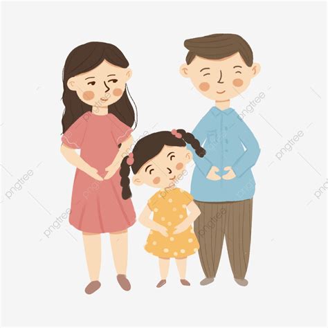 Gambar Kartun Ayah Ibu Dan Anak Perempuan Adzka