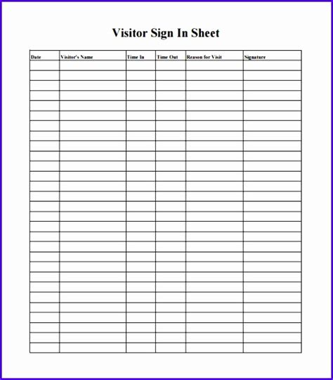 sign  sign  sheet template excel exceltemplates