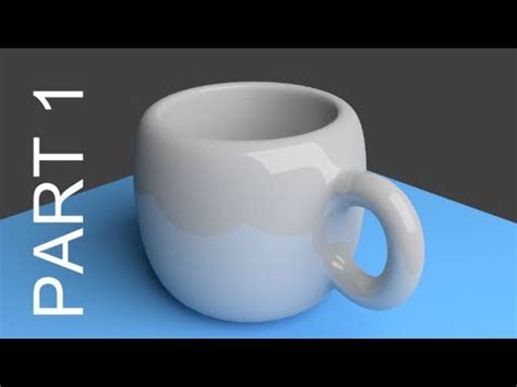 Blender Tutorial For Beginners: Coffee Cup - 1 of 2 - YouTube