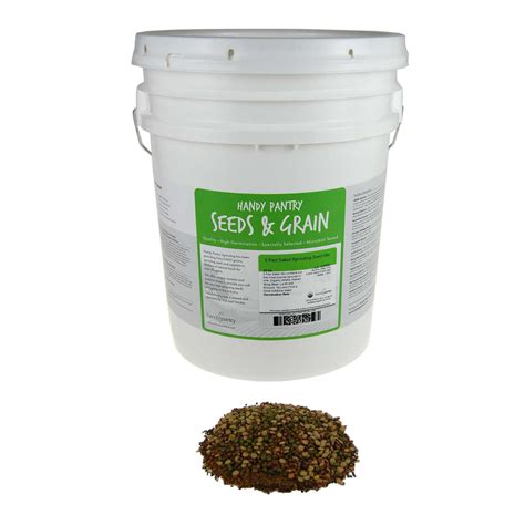 5 Part Salad Sprout Seed Mix 35 Lbs Bulk Bucket Organic Sprouting