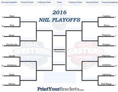 The original nba playoff bracket game on paspn.net. NHL Playoff Bracket - Printable | Nhl playoffs, Nhl ...