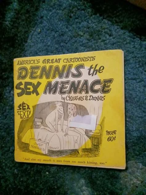 Vintage Dennis The Sex Menace Gag Comic Strip Book Charles H 1966