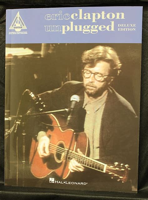 eric clapton unplugged deluxe edition guitar tab songbook reverb