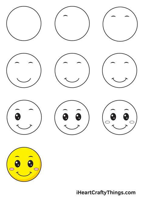 Smile Drawing — How To Draw A Smile Step By Step