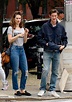 Matt Smith and Lily James take stroll around New York | Daily Mail Online