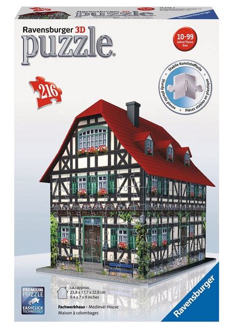 ravensburger 3d puzzle 216 teile fachwerkhaus otto