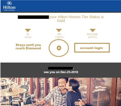 Reader Email Hilton Honors Status Downgraded To Gold Despite 84 Nights In 2018 Loyaltylobby