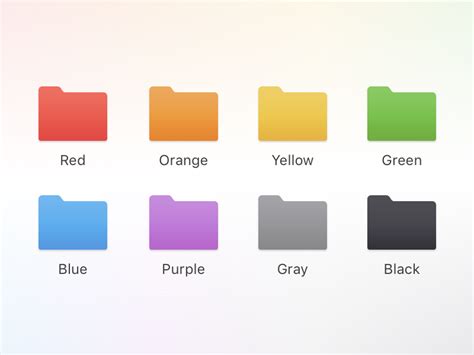 Desktop Folder Icons Customisable Icons Color Pack Windows And Mac Os
