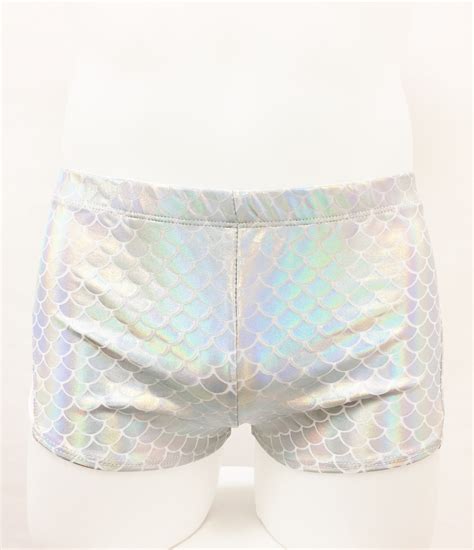 Aquaman Iridescent Men S European Style Swim Shorts Etsy