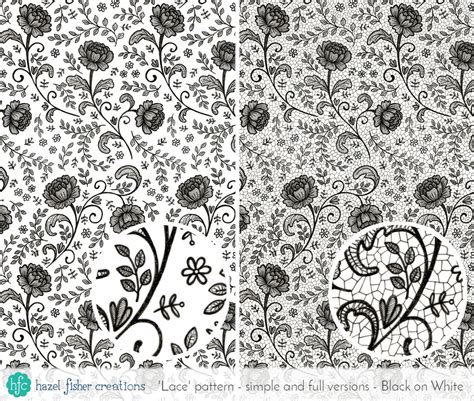 Spoonflower Contest Lace Gift Wrap Finished Hand Drawn Surface