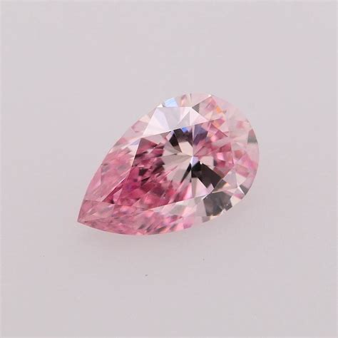 Free shipping & free returns. 0.20 carat, Fancy Intense Pink Diamond, 5P, Pear Shape ...