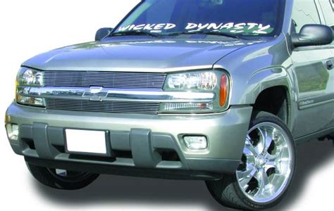 T Rex 20280 2002 2009 Trailblazer Ls Billet Aluminum Polished Grille