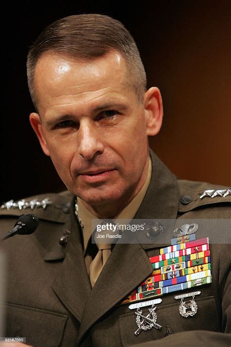 Marine Gen Peter Pace Testifies During A Reappointment Hearing In