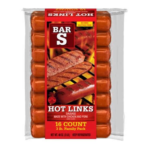 Hot Links Southwestern Style Sausages 3 Lbs Food 4 Less