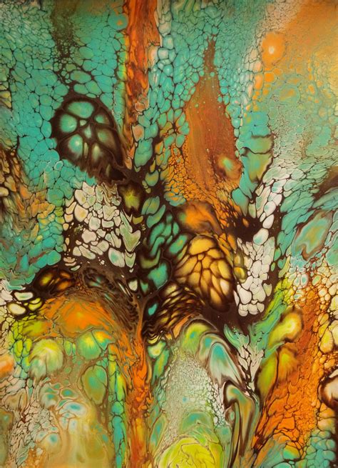 Fluid Acrylic Acrylic Pouring Art Pouring Painting Acrylic Pouring