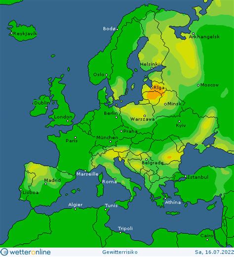 Stirimeteo Weathernews — Thunderstorm Forecast Europe Northamerica And