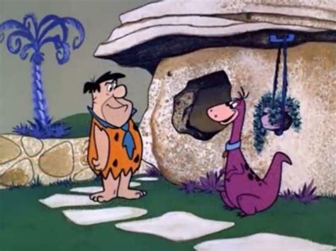 The Flintstones Fred And Dino Flintstones Classic Cartoon Characters