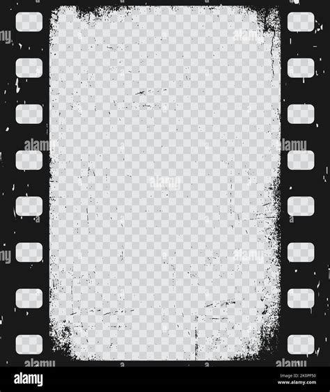 Old Grunge Movie Film Strip Vintage Filmstrip Texture Vector