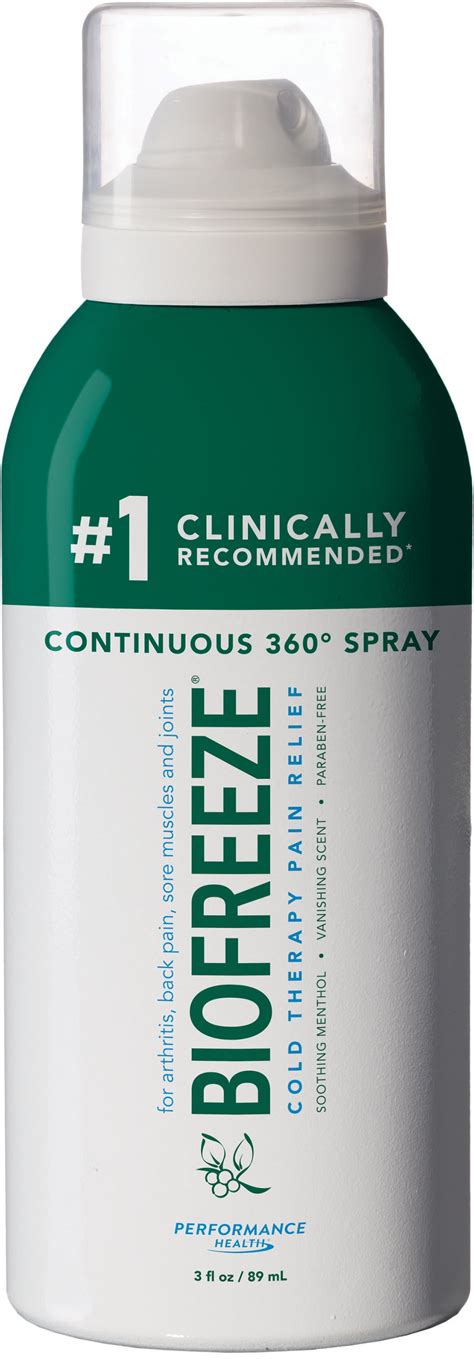 Biofreeze Cold Therapy Pain Relief Spray 3 Fl Oz