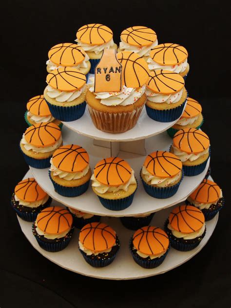 Basketball Cupcakes Basketball Cupcakes Basketball Cake Best