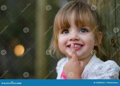 Happy Smiling Portrait Of A 2 Year Old Girl Stock Image Image Of