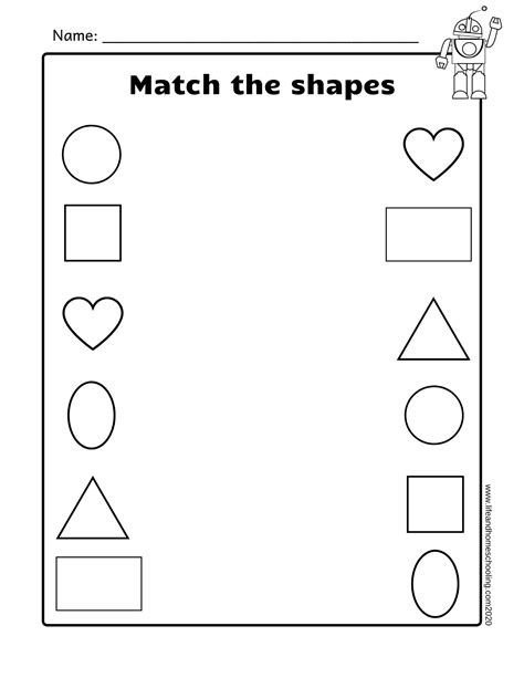 Free Shapes And Patterns Printable Worksheets Lifeandhomeschooling