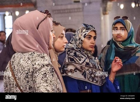 Istanbul Turkey Türkiye Young Muslim Girls from the U K Visiting