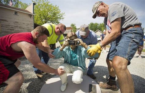 Life Size Seward Johnson Sculptures Installed Throughout Elkhart County