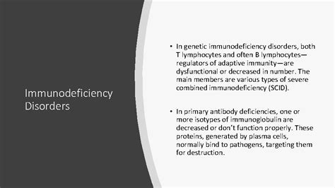 Primary Immunodeficiency Diseases Learning Objectives Describe Primary
