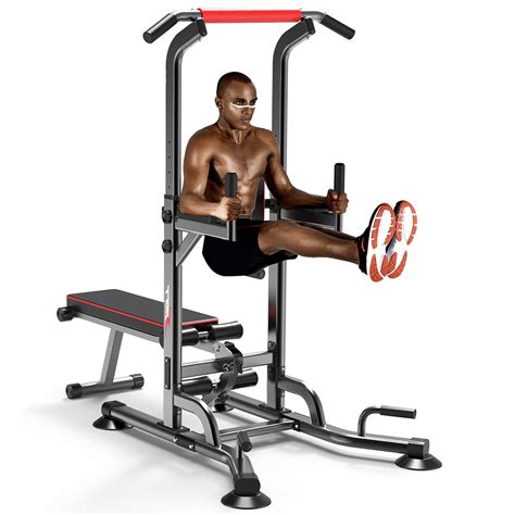Zyooh Power Tower Dip Station Pull Up Bar Strength