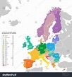 List European Union Countries Population Infographics Stok Vektör ...