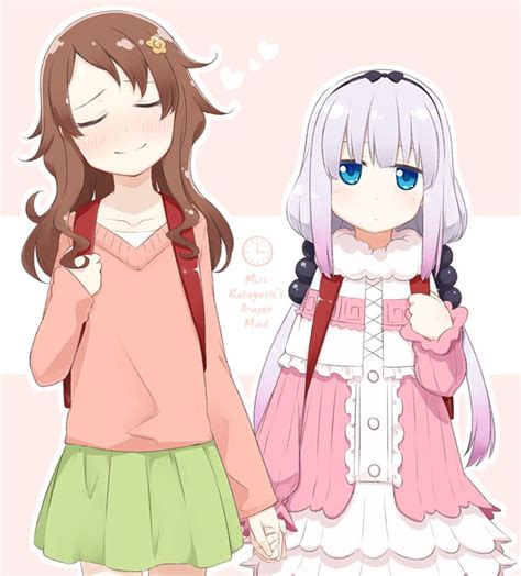 Kanna X Saikawa 12 Kobayashi San Chi No Maid Dragon Kobayashi San