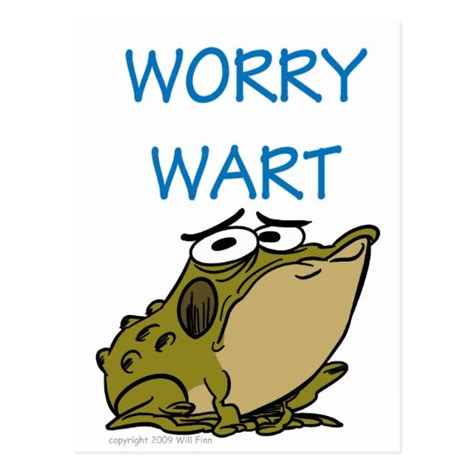 Worry Wart Postcard