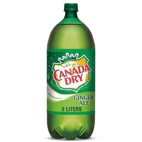 Canada Dry Ginger Ale Soda Pop 2 L Bottle