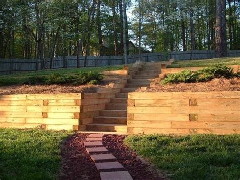 Wood Retaining Wall Ideas Landscape Designs With Great Visual Appeal