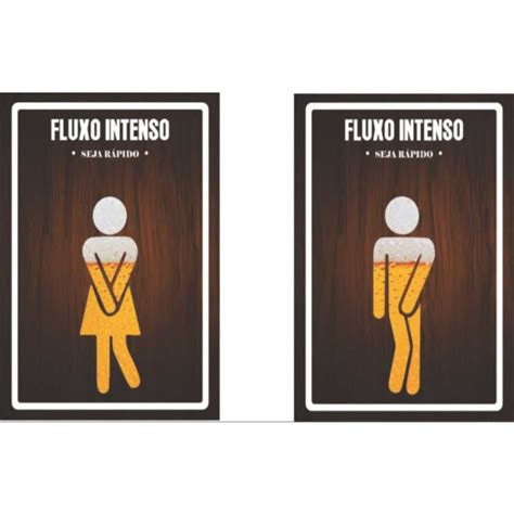 placas decorativas bar bares banheiro fluxo intenso seja rápido 20cm x 30cm shopee brasil