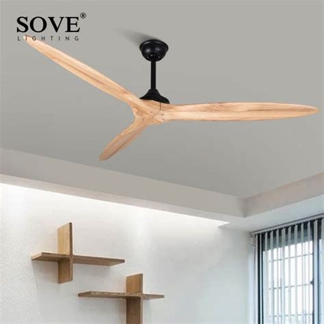 Sure, you could go to a. SOVE 60 Inch Modern Solid Wood Ceiling Fan Without Light ...