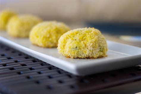 Baked Broccoli And Cheese Arancini Rice Balls Carries Experimental