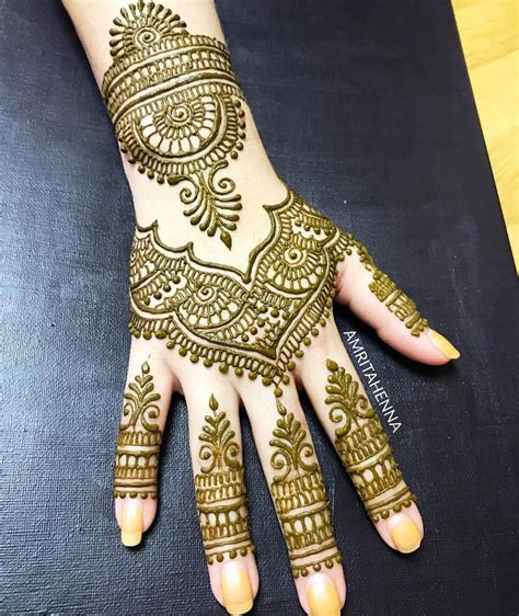 Semi Traditional Intricate Art For Jessica ️ Henna Traditionaltattoo