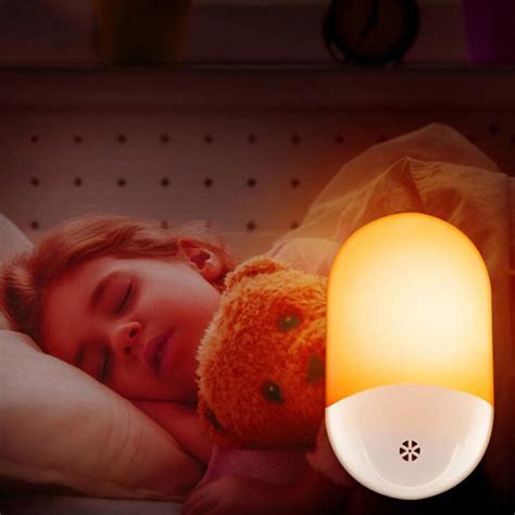 Automatic Led Night Light Plug In Energy Saving Dusk 2 Dawn Sensor Kids