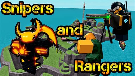 Only Snipers And Rangers Solo Roblox Tower Defense Simulator Molten Mode Youtube