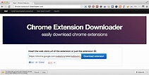 Download Chrome Extensions to Your Computer Easily with This Online ...