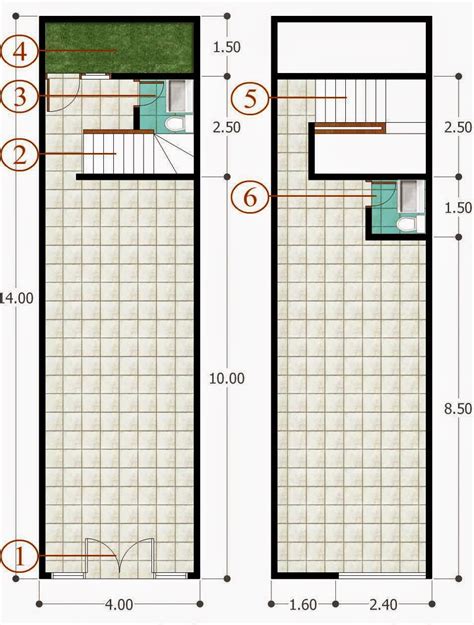 Terkadang desain denah rumah yang simpel hanya terdiri dari keterangan gambar serta garis batas ruangan yang jelas. 109 Gambar Rumah Ruko 2 Lantai Minimalis | Gambar Desain ...