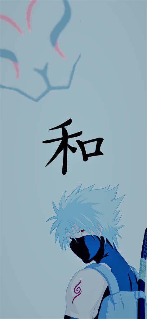 Peace Kakashi Lockscreen Blue By Passimiaa On Deviantart