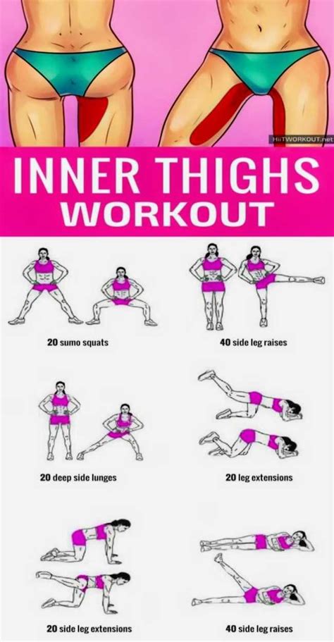 10 Minutes Inner Thigh Workout At Home Inner Thighs Workout Fitness Body Thigh Exercises