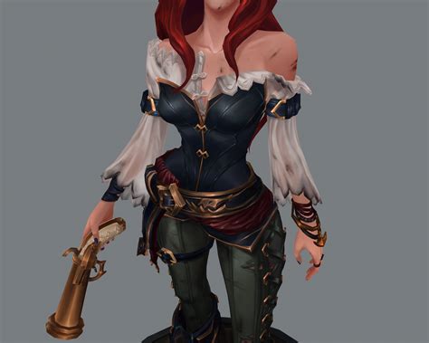 Miss Fortune Fanart Polycount