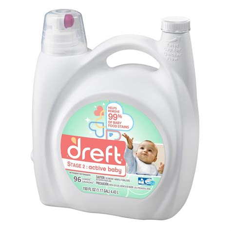 Dreft Stage 2 Active Baby 150 Oz Hec Liquid Detergent Mrorganic Store