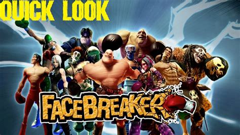 Facebreaker Quick Look Xbox 360 Youtube